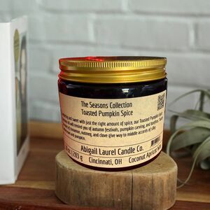 Abigail Laurel Candle Co - Toasted Pumpkin Spce - The Seasons Collection - 10oz.